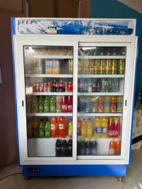 Frigo présentoir + Frigo armoire + Balance électronique + Table pour caisse 