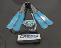 Kit PMT (Palme + masque et tuba) Rondinella Cressi  