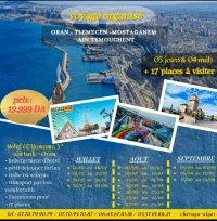 voyage organisé oran - tlemcen - mostaganem - ain temouchent