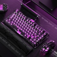 COMBO Gravastar Mercury V75 LITE HE Keyboard + Mouse M2 Stealth Black