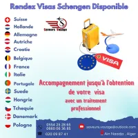 RENDEZ VOUS VISA SCHENGEN DISPONIBLE