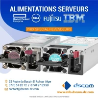 ALIMENTATIONS SERVEURS HPE DELL IBM FUJITSU