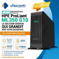 Serveur Occasion HP ProLiant ML350 Gen10   Xeon Silver 4110   32 Go RAM   2 x 300 Go SAS