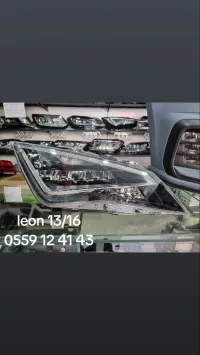 Phare - optique - seat - leon 2013 à 2016 complet avec balastre 