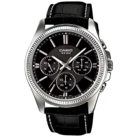 CASIO CUIR NOIR MTP-1375L-1AV