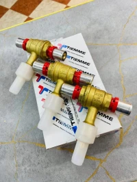 VANNE ENCASTRABLE TIEMME 16 / 20 + POIGNEE MANETTE AVEC ROSACE
