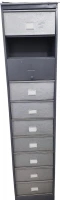 Armoire à clapets métallique 10 cases