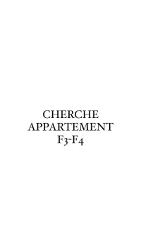 Cherche achat Appartement F3 F4 Constantine Constantine