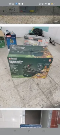 Aspirateur souffleur broyeur électrique 