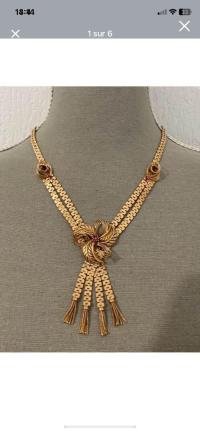 عقود-و-قلائد-collier-tres-ancien-or-18-carat-etranger-مستغانم-الجزائر