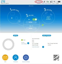 Modem 4G LTE Wi-FI Mobile ZTE MF920U