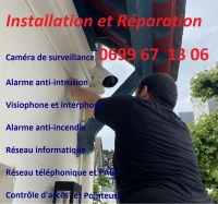 Installation et réparation camera de surveillance et alarme  