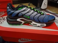 Nike Tn Air Max Plus Black/Scream Green-White - Ref DX4326-001 - Original اصلية