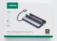 Ugreen Station d'accueil USB-C vers HDMI 4K60Hz RJ45 PD100W Dock, Nintendo Switch, MacBook, PC