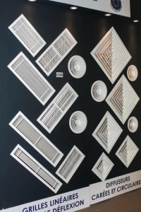 LES GRILLES ET DIFFUSEURS DE SOUFFLAGE