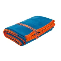 Serviette de bain microfibre bleu taille L 80 x 130 cm