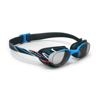 LUNETTES DE NATATION - XBASE PRINT L - VERRES CLAIRS - MIKA BLEU