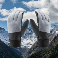 Gants de ski 100 noir adulte femme / homme