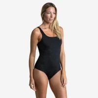 Maillot de Bain 1 Pièce Femme Heva U Noir decathlon