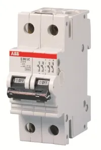 DISJONCTEUR THERMIQUE 2 POLES 440VDC ABB