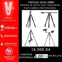 Trépied qzsd-298H trépied professionnel pour caméra