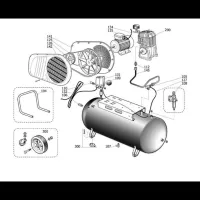 COMPRESSEUR NUAIR  500 LITRE