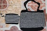  sacs fabriqués à la main, réalisés avec soin au crochet/coutons 