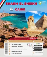 VOYAGE ORGANISE EN EGYPTE ( CAIRE & SHARM EL SHEIKH )