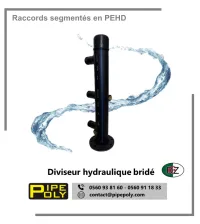 Diviseur Hydraulique Bridé Segmenté ( Confectionné ) en PEHD 