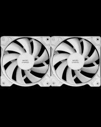 PACK 2X FAN MARS GAMING MF-PWMX2W WHITE