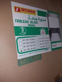 Tableau Blanc mural TECHNO 180 X 90 Cms سبورة بيضاء