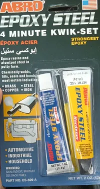 Colle métallique ABRO EPOXY STEEL 