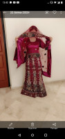 ملابس-تقليدية-je-mets-en-vente-un-sari-indien-couleur-rose-fushia-excellent-etat-بئر-خادم-الجزائر