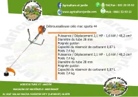débroussailleuse oléo mac  sparta 44