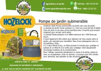 Pompe de jardin hozelock 