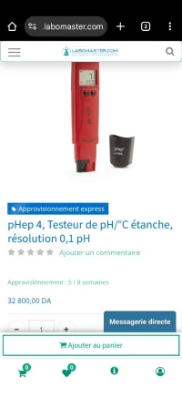 pHep 4 - pH mètre électronique de poche - Hanna