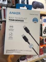 Câble Anker PowerLine III USB-C vers USB-C 2.0 100W (6ft/1.8m) - Noir