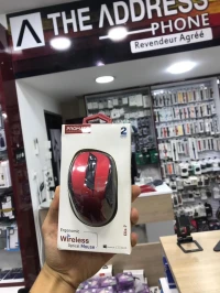 Promate Clix-7 Souris optique ergonomique sans fil 2,4 GHz.