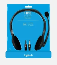 Casque ( ecouteurs / headset ) Logitech H110 Filaire/Noir