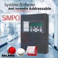 CENTRALE ALARME ANTI-INCENDIE ADRESSABLE SIMPO 
