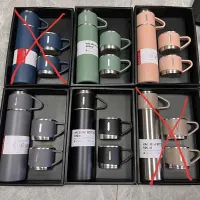 Ensemble thermos avec 3 tasses