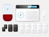 Kit Alarme Anti Intrusion Sans FIL GSM Appels & SMS  07 Détecteurs + Sirène ext