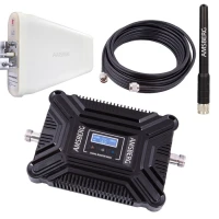 Kit Amplificateur Répéteur GSM AMSBERG 4G LTE 500m2 Made in Germany