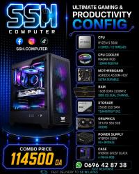 وحدات-مركزية-config-pc-gamer-ryzen-5-5500-rx-580-8gb-16gb-ram-ddr4-256gb-ssd-sata-بئر-خادم-الجزائر