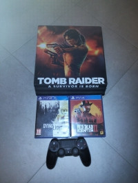 consoles-ps4-pro-edition-tomb-raider-manette-originale-dying-light-et-rdr2-reghaia-alger-algerie