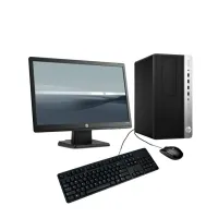 HP ProDesk 600 G3 - Intel Core i7-7700 4.2 GHz - 8 GB DDR4 SDRAM - 512 GB SSD - 24" FHD 1080p