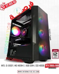 INFORMATICS PC FORSSA 04 | Intel i3-13100F | 16GB  | SSD 480GB | RTX 2060 SUPER 8GB 