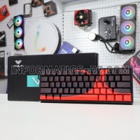 AULA WIN60 HE MAX Wired Magnetic Switch Gaming Keyboard RED / YELLOW