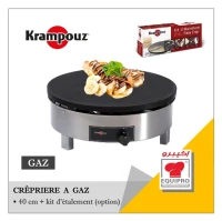 Crêpière + Gaufrier - KRAMPOUZ / HENDI 