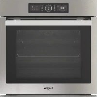 WHIRLPOOL FOUR ENCASTRABLE INOX ÉLÉCTRIQUE VENTILLÉ 6 EME SENS AVEC AFFICHEUR PYROLYSE 1 ANS DE GARANTIE